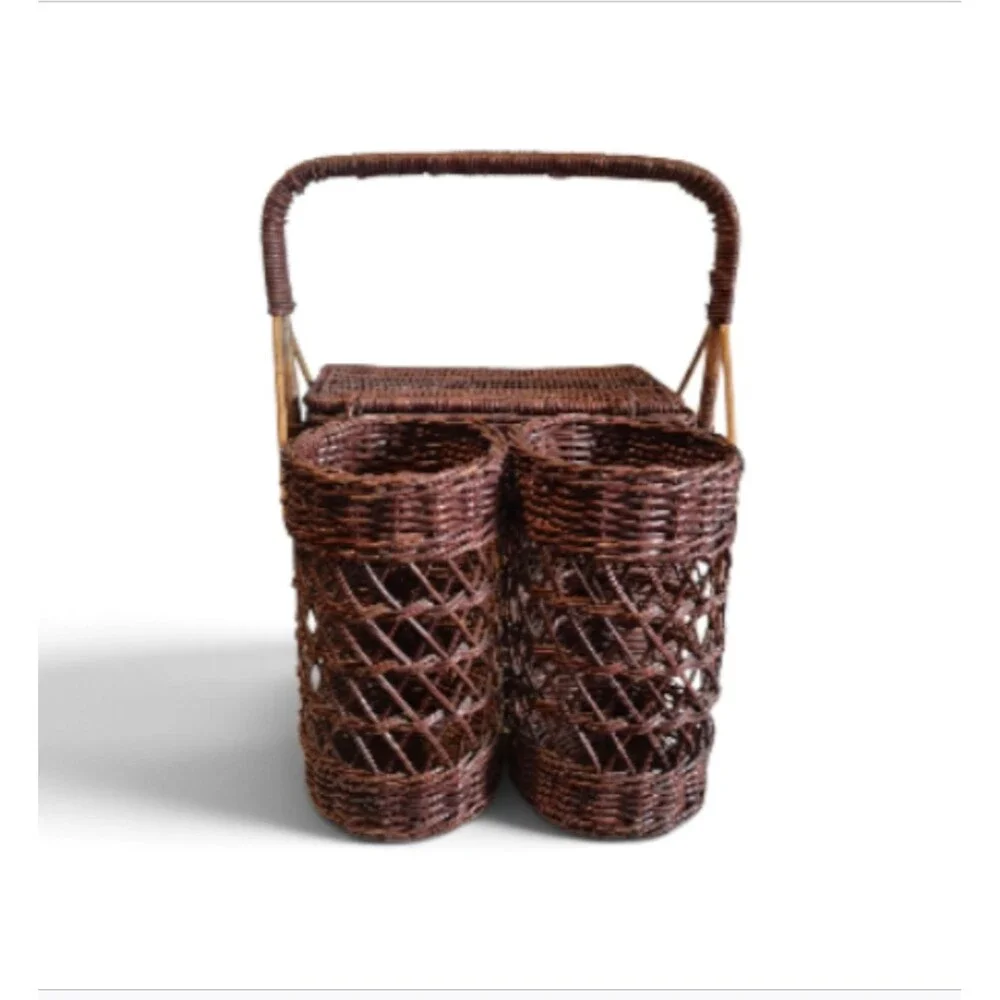 Vintage Wine & Cheese Basket